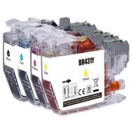 Brother LC431 ink cartridge Full Set Compatible Latest version