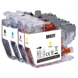 Brother LC431 ink cartridge Full Set Compatible Latest version