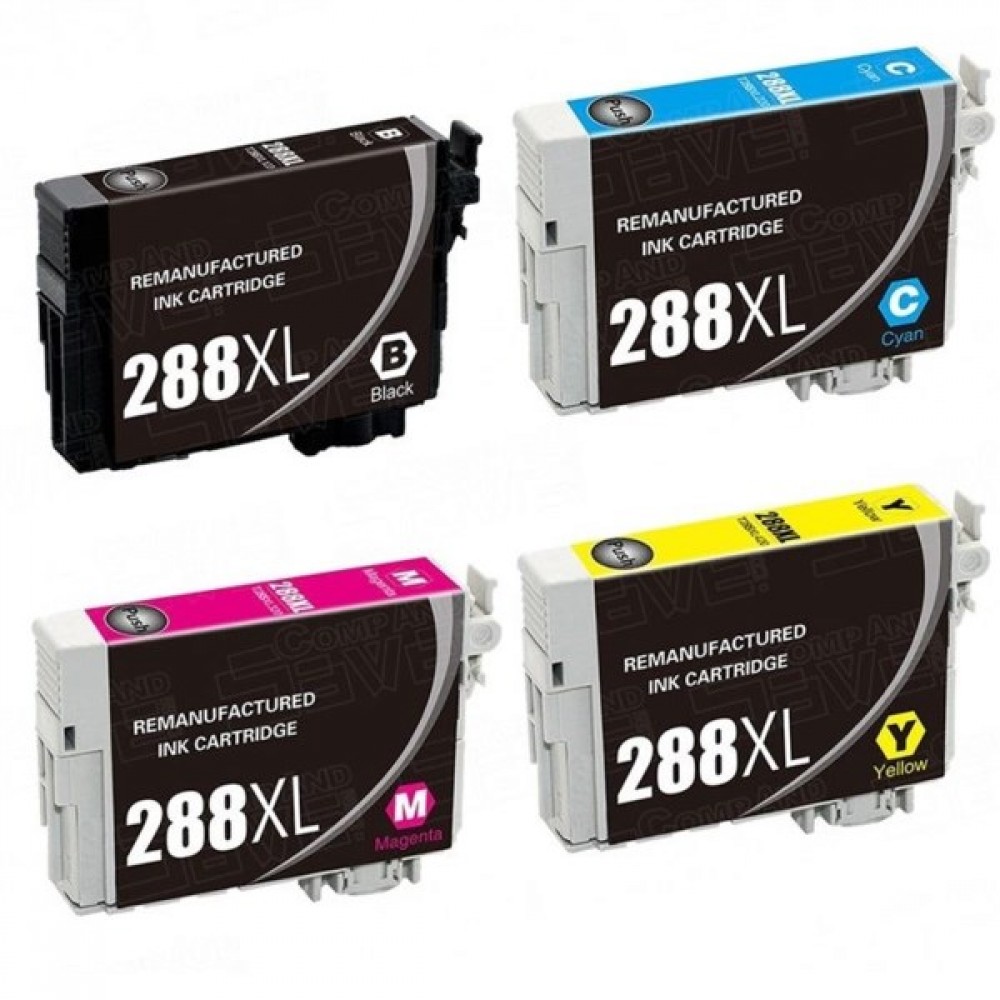 Epson 288xl Ink Cartridge Full Set For Epson Xp 440 By Icon Compatible 0246